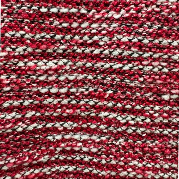 Talbots Long Sleeve Red Tweed Open Front Blazer Size Womens Size 12P - Picture 8 of 9